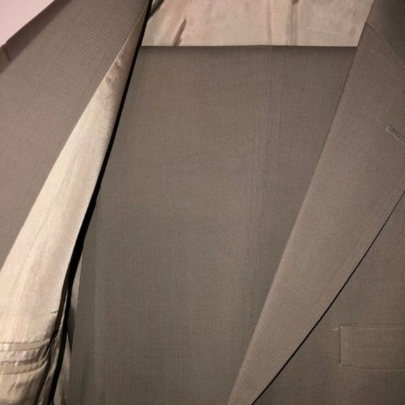 #11 - HUGO BOSS - TAN SUIT (JACKET AND PANTS) - SIZE 56 (46) - Picture 3 of 4